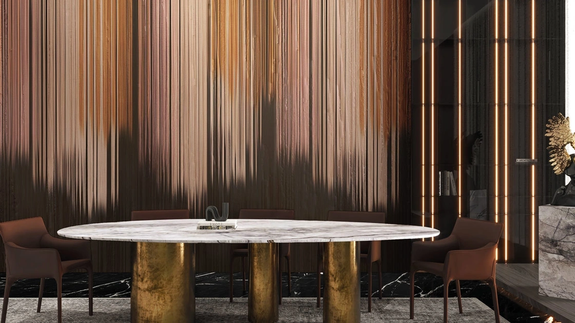 Carta da parati Bronze Rain di London Art