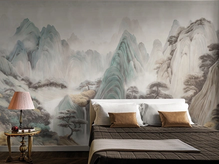 Carta da parati Les Rochers Mystiques di London Art