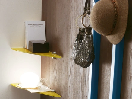 Mensola Colonia in vetro colorato di Ponti Terenghi