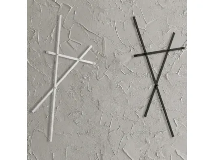 Appendiabiti Cross in metallo verniciato di Ponti Terenghi