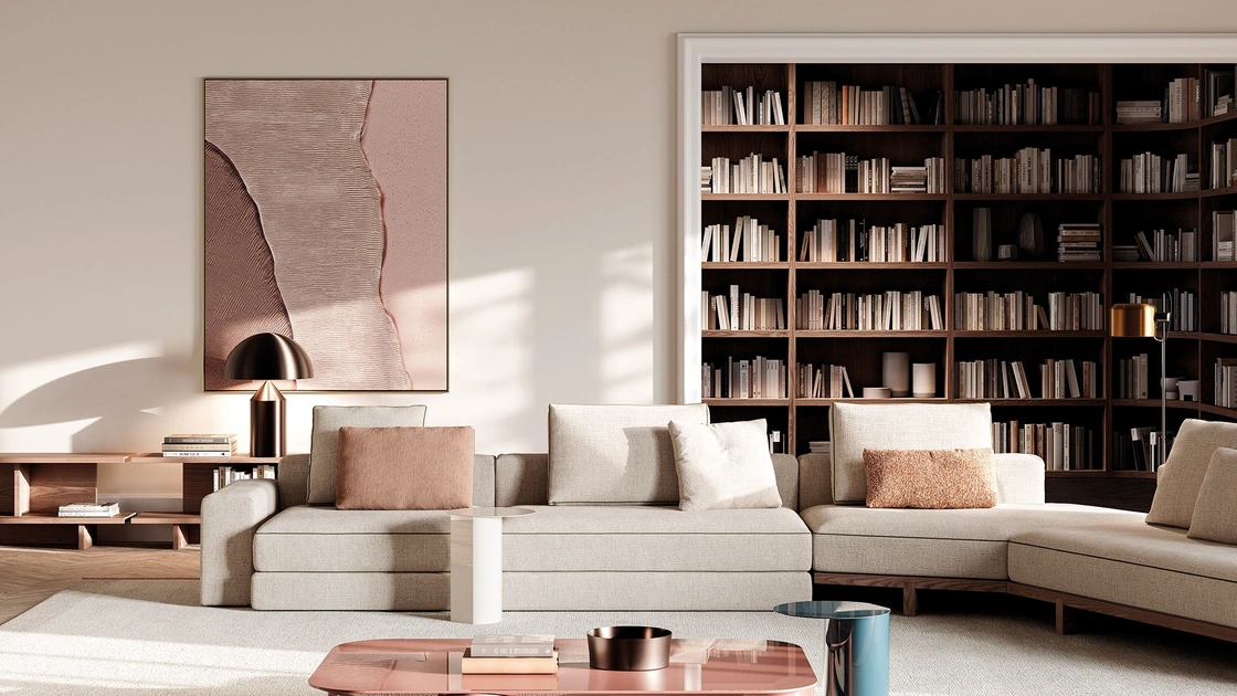 Tavolino Elly in laccato lucido di Frigerio