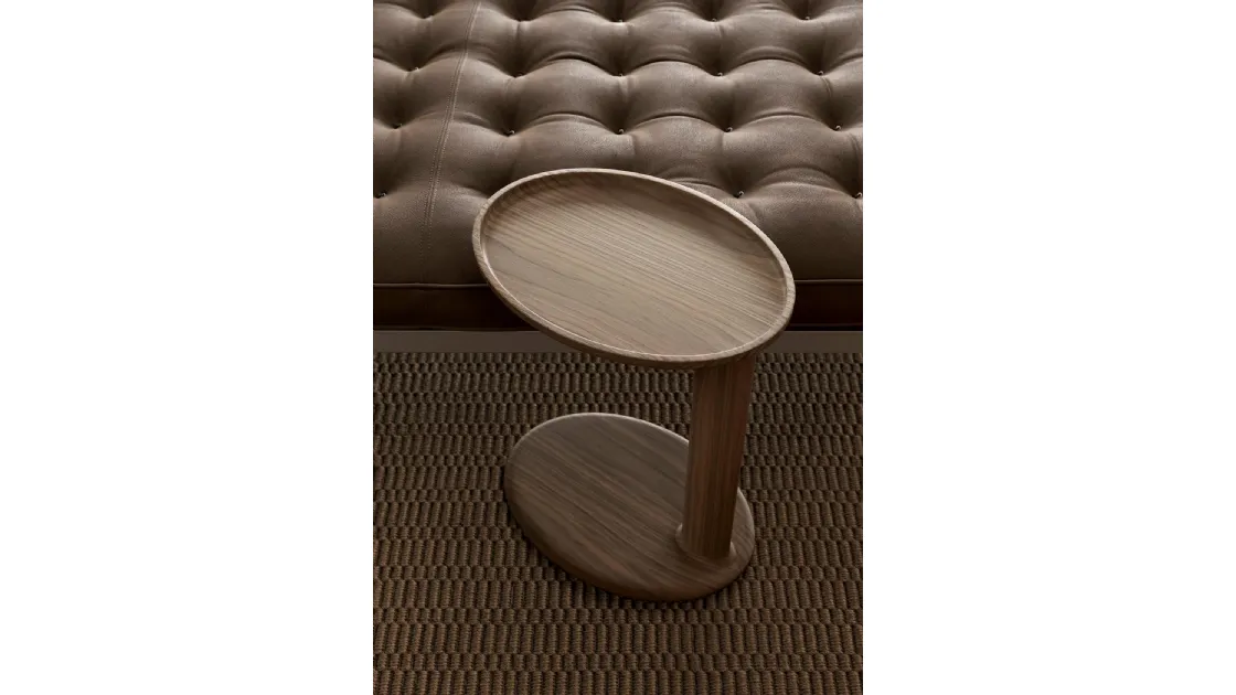 Tavolino moderno in legno massello Oliver di Flexform
