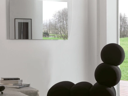 Specchio Minorca con cornice in plexiglass di Ponti Terenghi