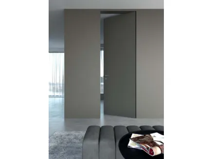 Porta per interni a filo muro ESP Core in laccato opaco di Guzzini & Fontana
