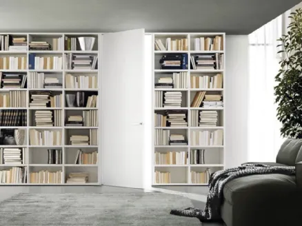 Porta per interni in legno laccato opaco bianco Gea Battente con Stipite di Doal