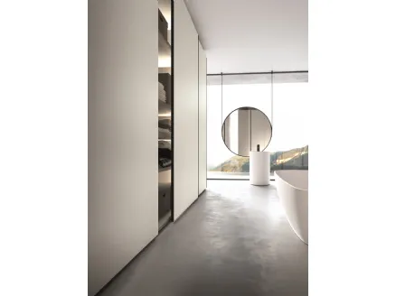 Armadio Geo in melaminico Bianco di Erba