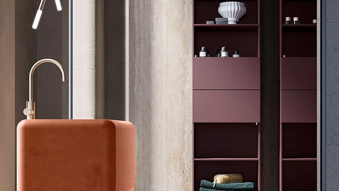 Lavabo Freestanding Des Evolution Sandstone 02 di Cerasa