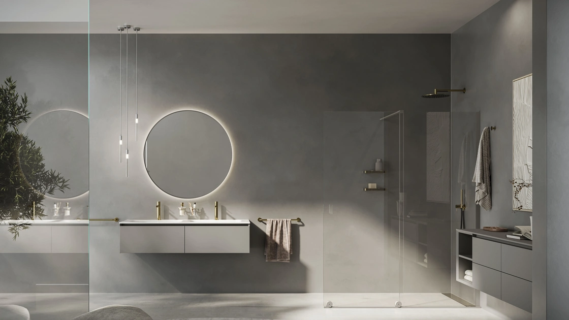 Mobile da Bagno sospeso Acuto 01 di Inda