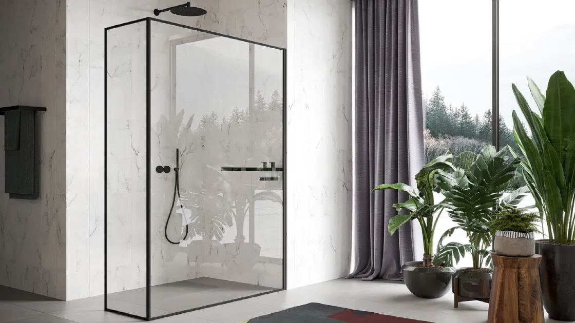 Box Doccia Indissima Walk In 01 di Inda