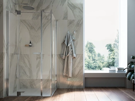 Box Doccia Praia Design Battente di Inda