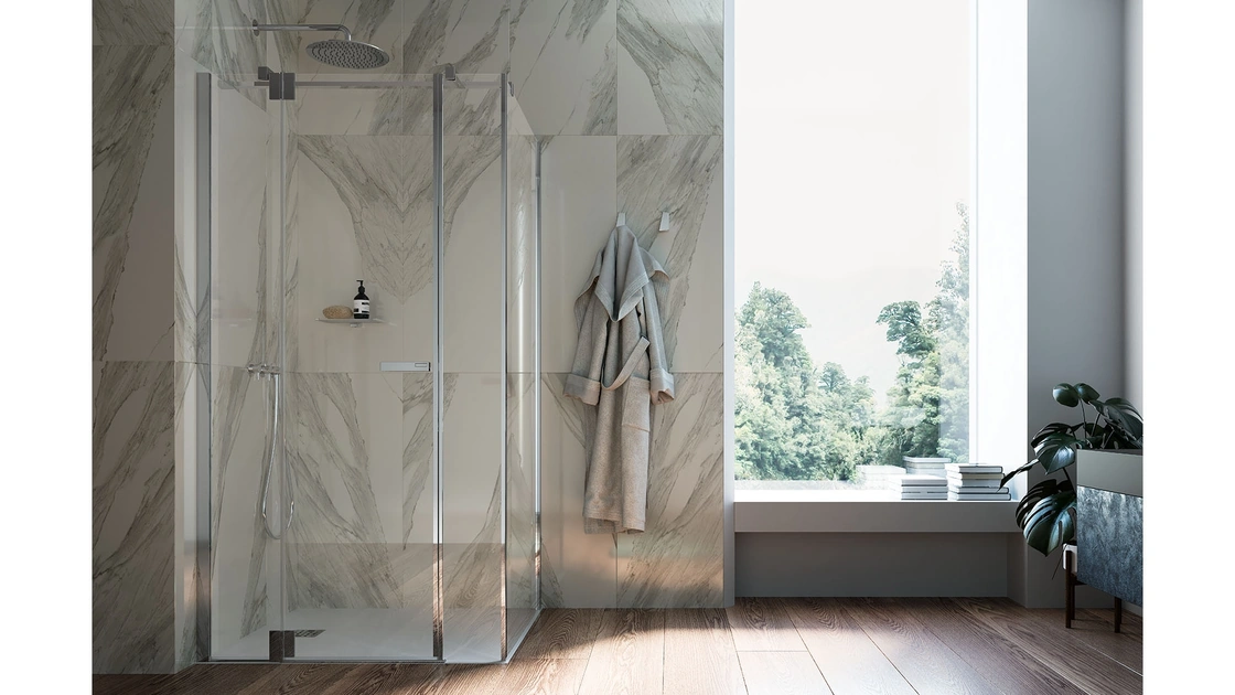 Box Doccia Praia Design Battente di Inda