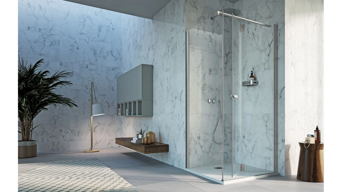 Box Doccia Praia Design Battente di Inda