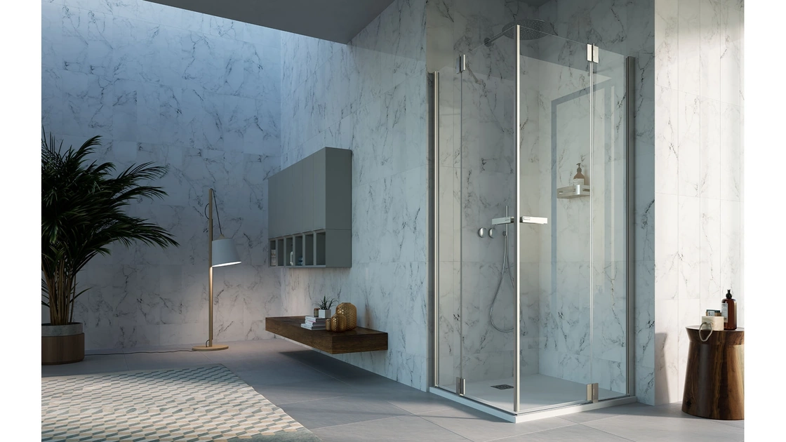 Box Doccia Praia Design Battente di Inda