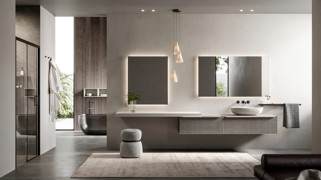 Mobile da Bagno sospeso Testadura 04 di Inda