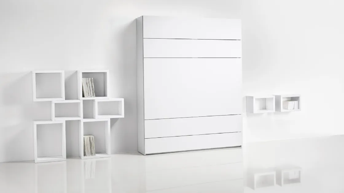 Letto matrimoniale a scomparsa IQ 01 di Erba