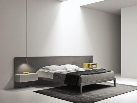 Letto Bun Sommier in legno di Kristalia