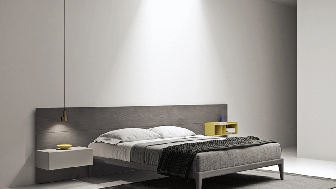 Letto Bun Sommier in legno di Kristalia