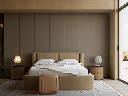 Letto imbottito Dimora di Kristalia