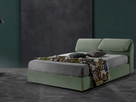 Letto giovane e moderno con testiera relax Tex di Excò