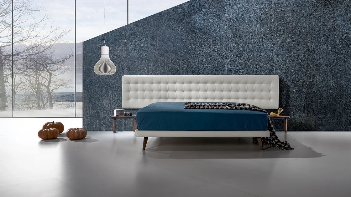 Letto in vellutino Twist Lersa 290 di Excò