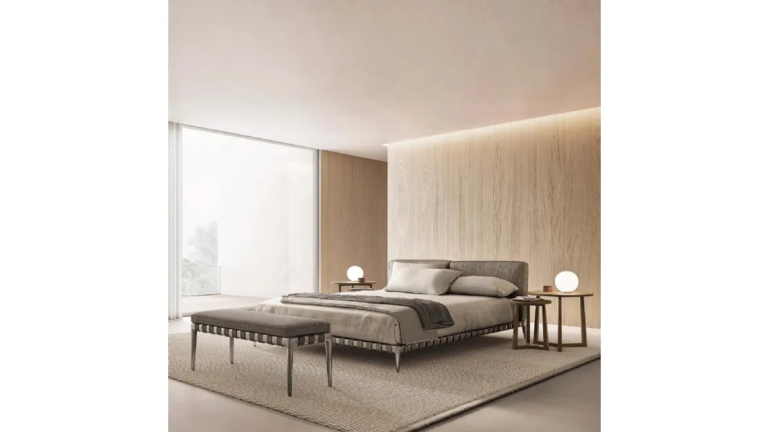 Letto in tessuto Gregory di Flexform
