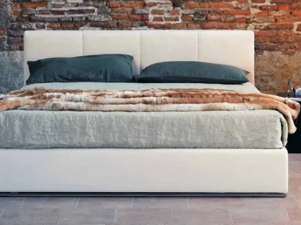 Letto in tessuto con giroletto Set di Biba Salotti