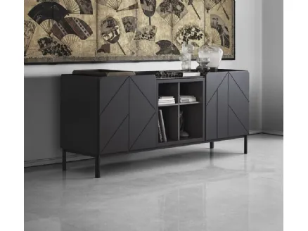 Madia Pica Legno Laccato Decorato 2 di Bontempi