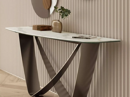 Mobile ingresso Bach Consolle in SuperMarmo di Bontempi