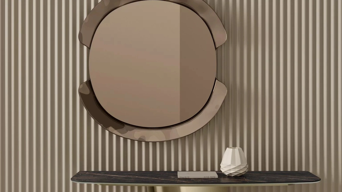 Mobile ingresso Kimono Consolle con top in SuperMarmo di Bontempi