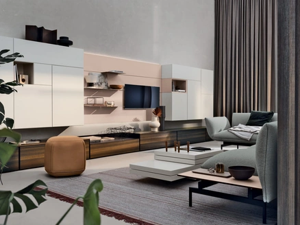 Mobile Porta Tv Avenue System di Kristalia