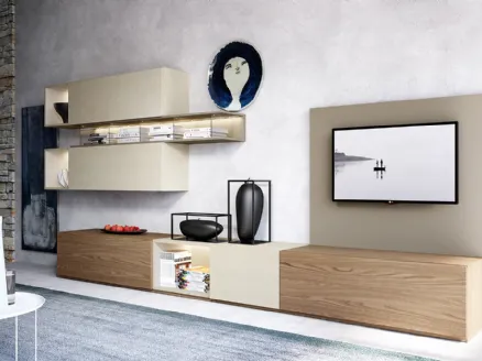 Parete Attrezzata Sky 204 di Astor Mobili