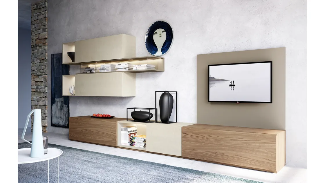 Parete Attrezzata Sky 204 di Astor Mobili