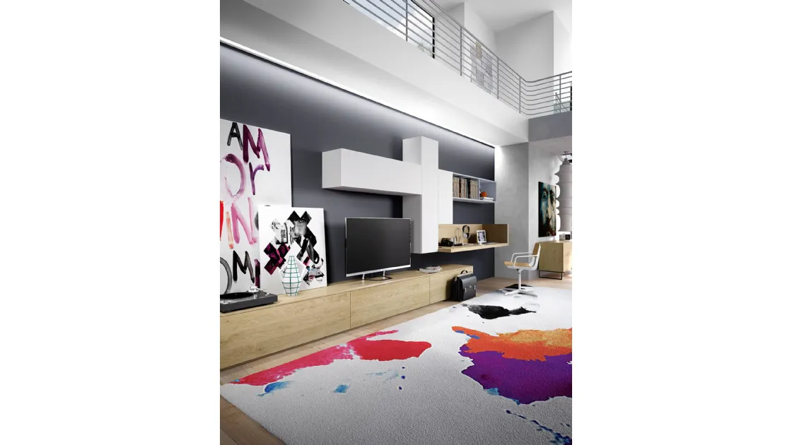 Parete Attrezzata Sky 209 di Astor Mobili
