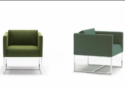 Poltroncina in tessuto Max di Biba Salotti