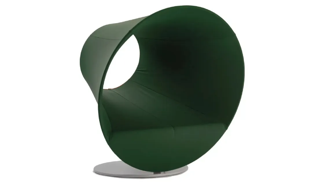 Poltrona di design in tessuto Gea di Campeggi