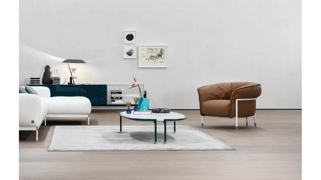 Poltroncina Mac in microfibra siliconata di Cierre Imbottiti
