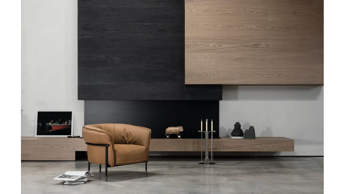 Poltroncina Mac in microfibra siliconata di Cierre Imbottiti