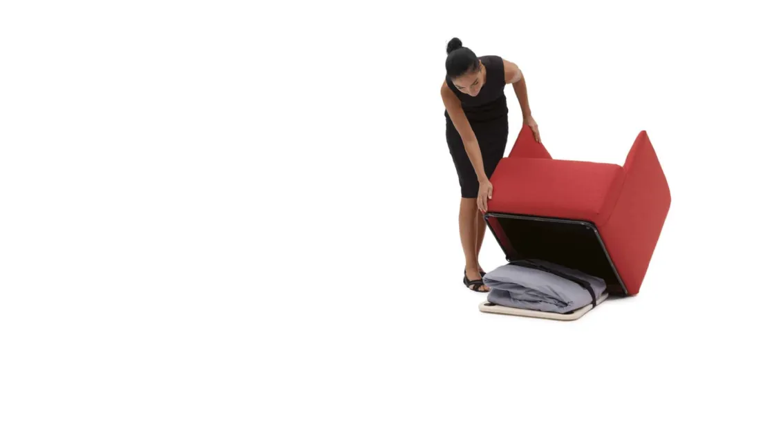 Poltroncina con letto gonfiabile in tessuto Mama di Campeggi