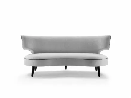 Divano lineare a due posti in tessuto Drop 20 di Flexform