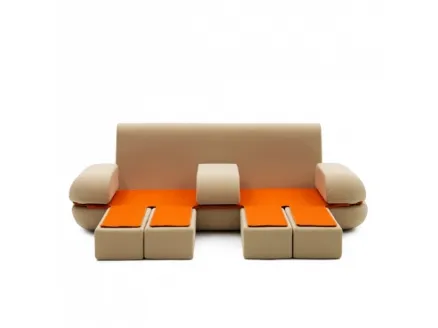 Divano Letto di design lineare Dynamic Life di Campeggi