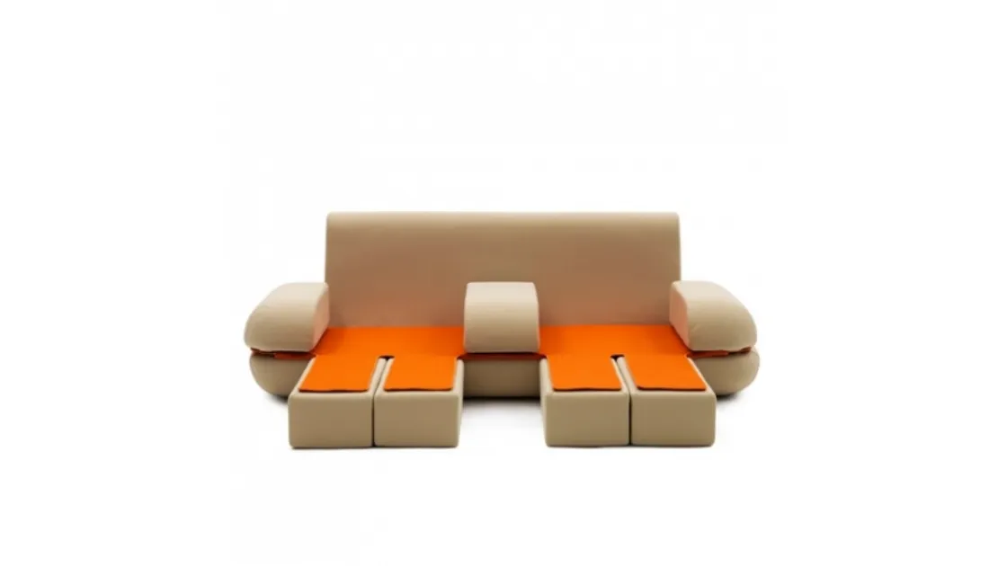 Divano Letto di design lineare Dynamic Life di Campeggi