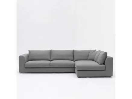 Divano Letto angolare moderno in tessuto Flower di Campeggi