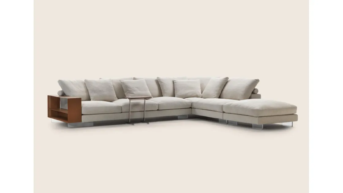 Divano angolare Lightpiece di Flexform