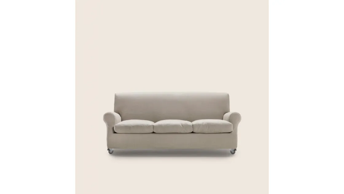 Divano lineare con rotelle Nonnamaria di Flexform