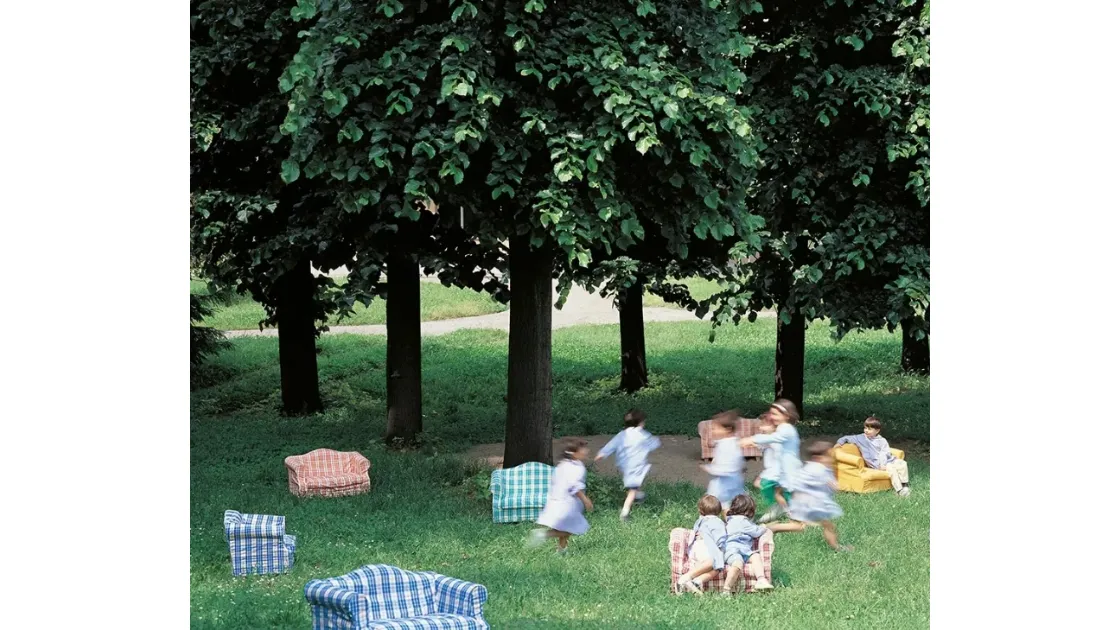 Divano per bambini in tessuto lavabile Poppy di Campeggi