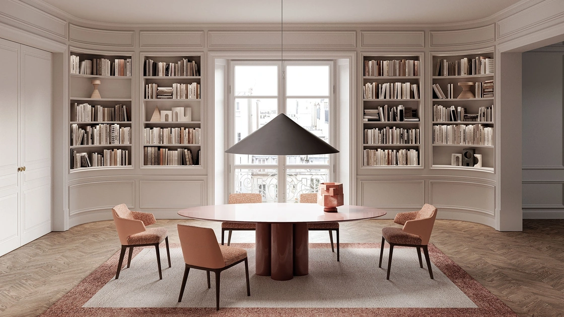 Sedia con o senza braccioli Amanda di Frigerio