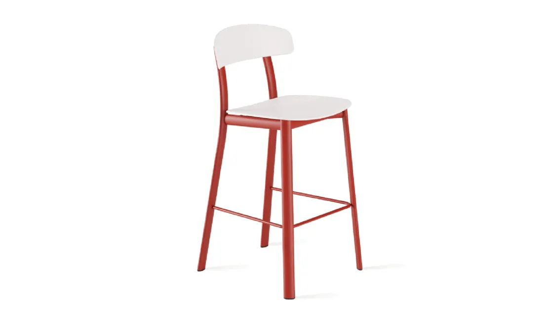 Sgabello Feluca Pop Kitchen Stool di Infiniti