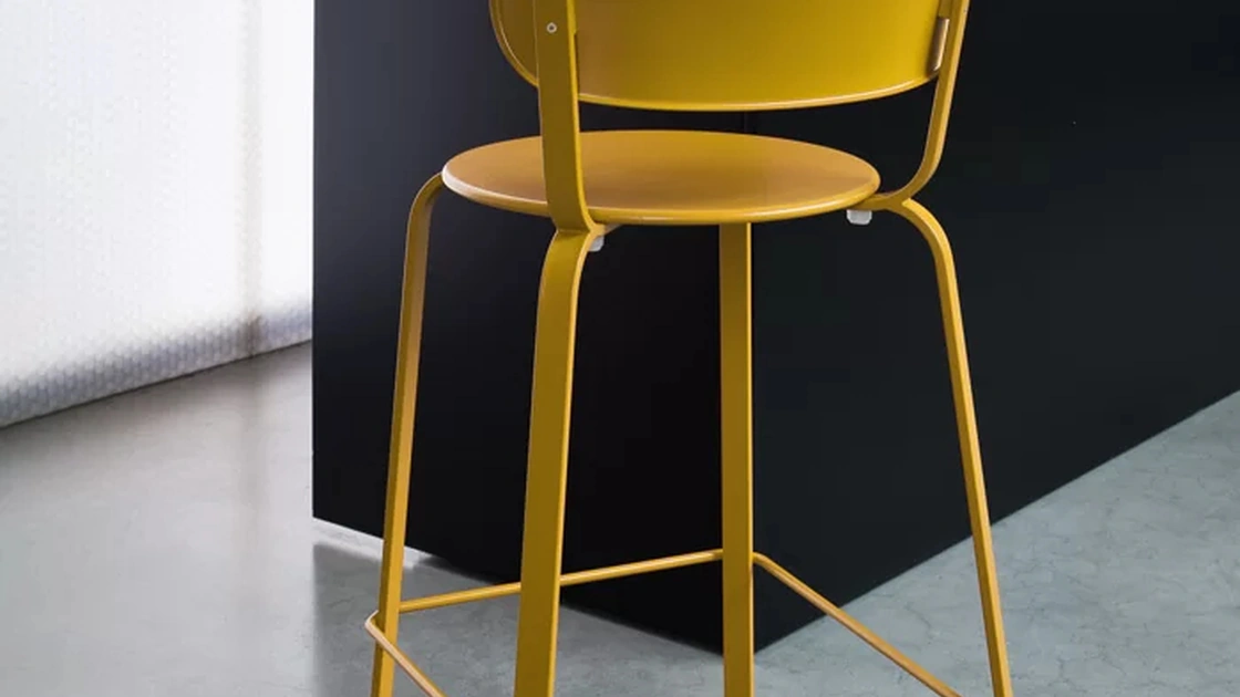 Sgabello Stil in metallo verniciato di LaPalma