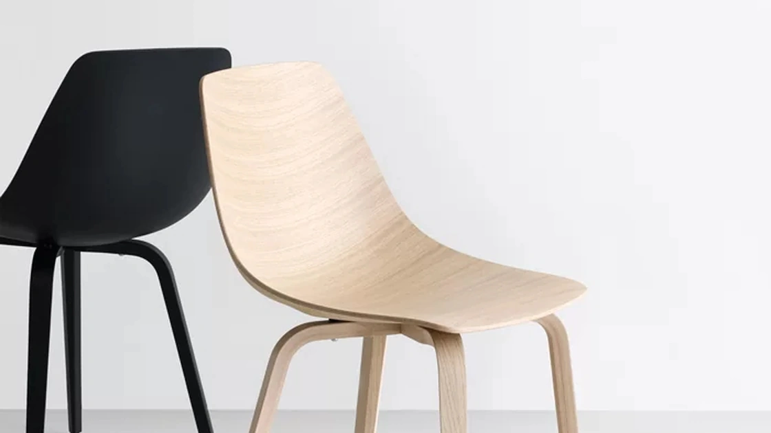 Sedia Miunn in legno curvato di LaPalma
