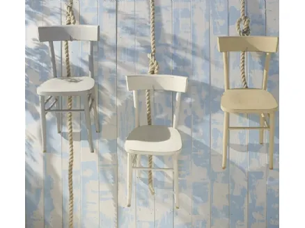 Sedia in legno 732 Shabby Chic di Fratelli Mirandola